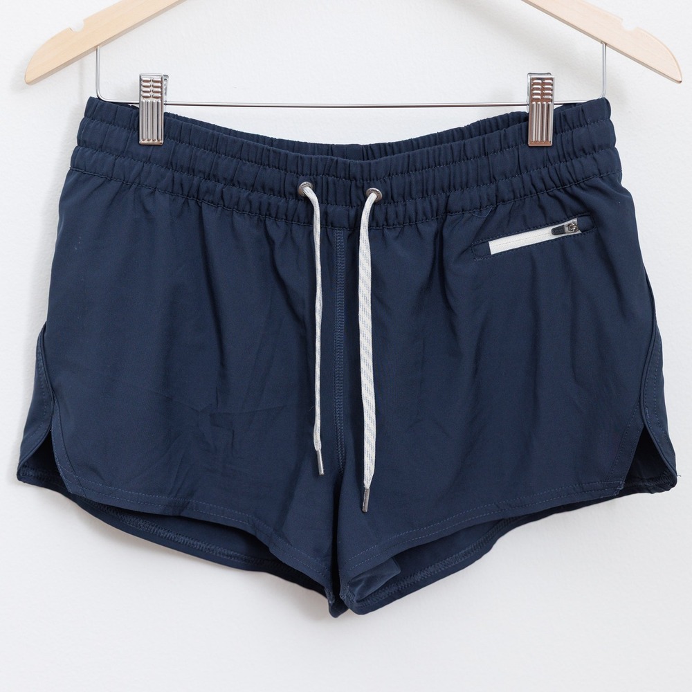 Vuori Clementine Shorts Navy Blue Womens Medium Running Athletic Workout